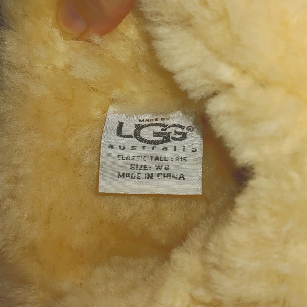 EUC UGG CLASSIC TALL TAN BOOTS * SIZE 8W * UGG BOOTS * FOLDABLE * KNEE HIGH - Picture 8 of 12